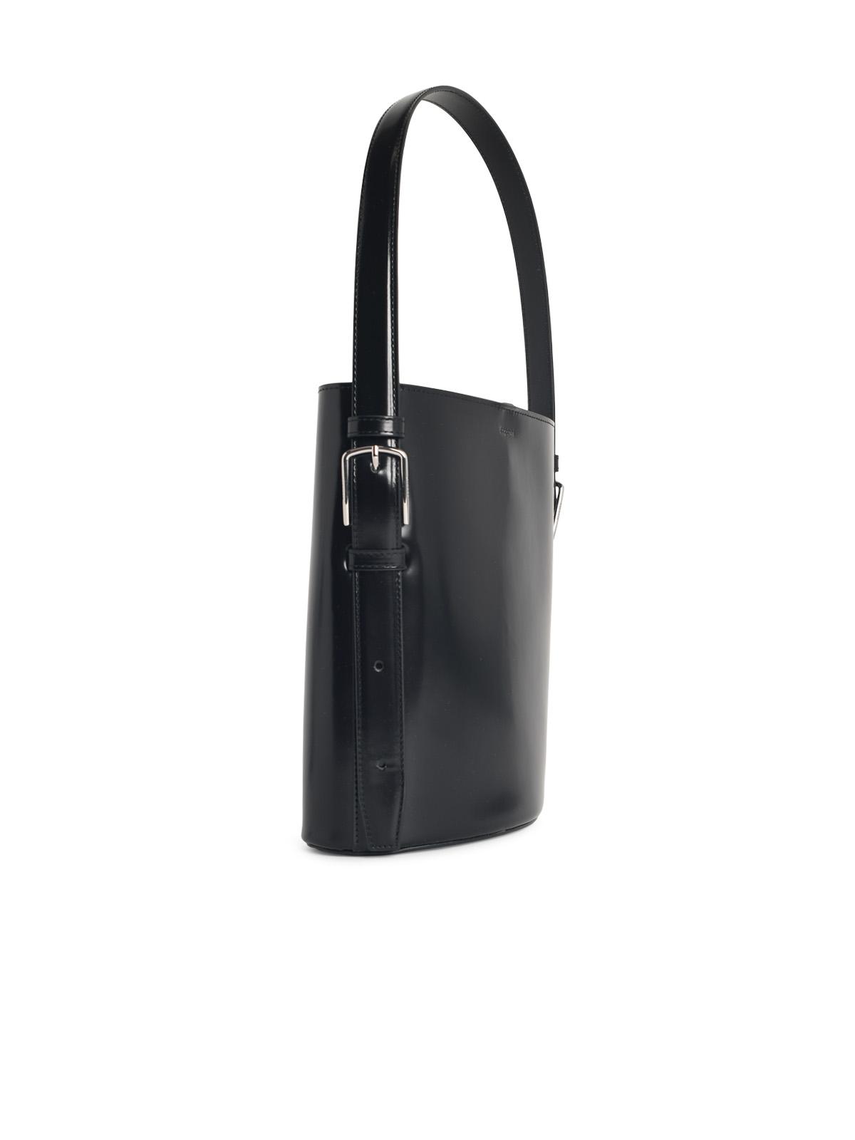 Coperni 'Erconomic Bucket' Black Leather Bag Women