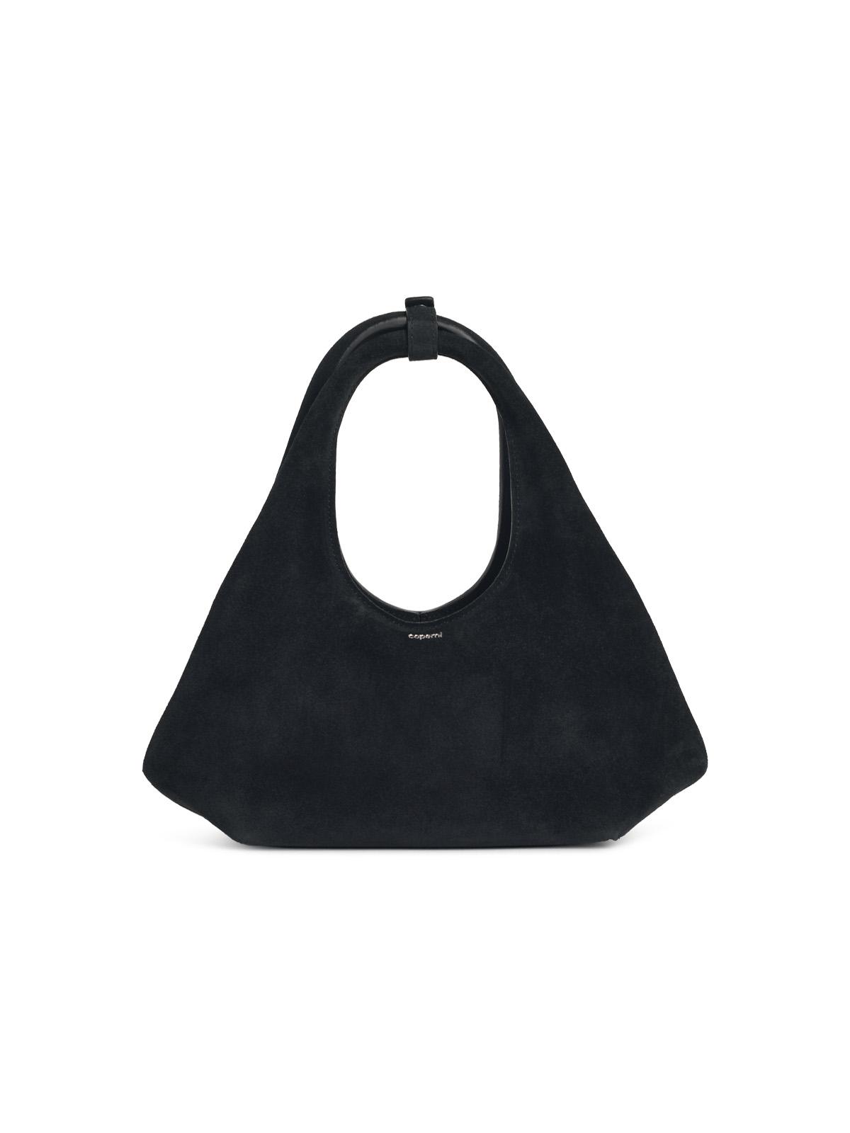 Coperni Folded' Mini Bag In Black Suede Women
