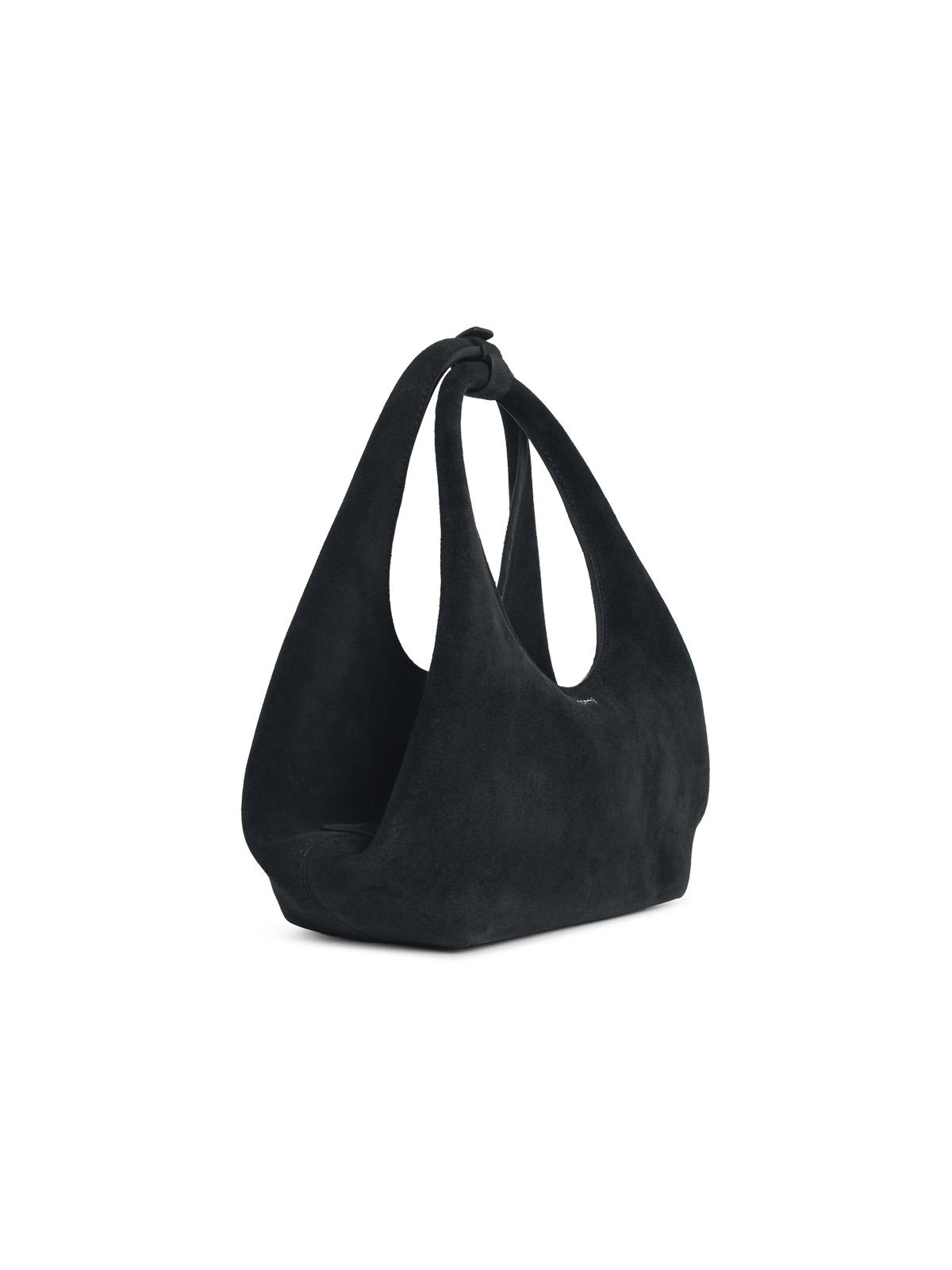 Coperni Folded' Mini Bag In Black Suede Women