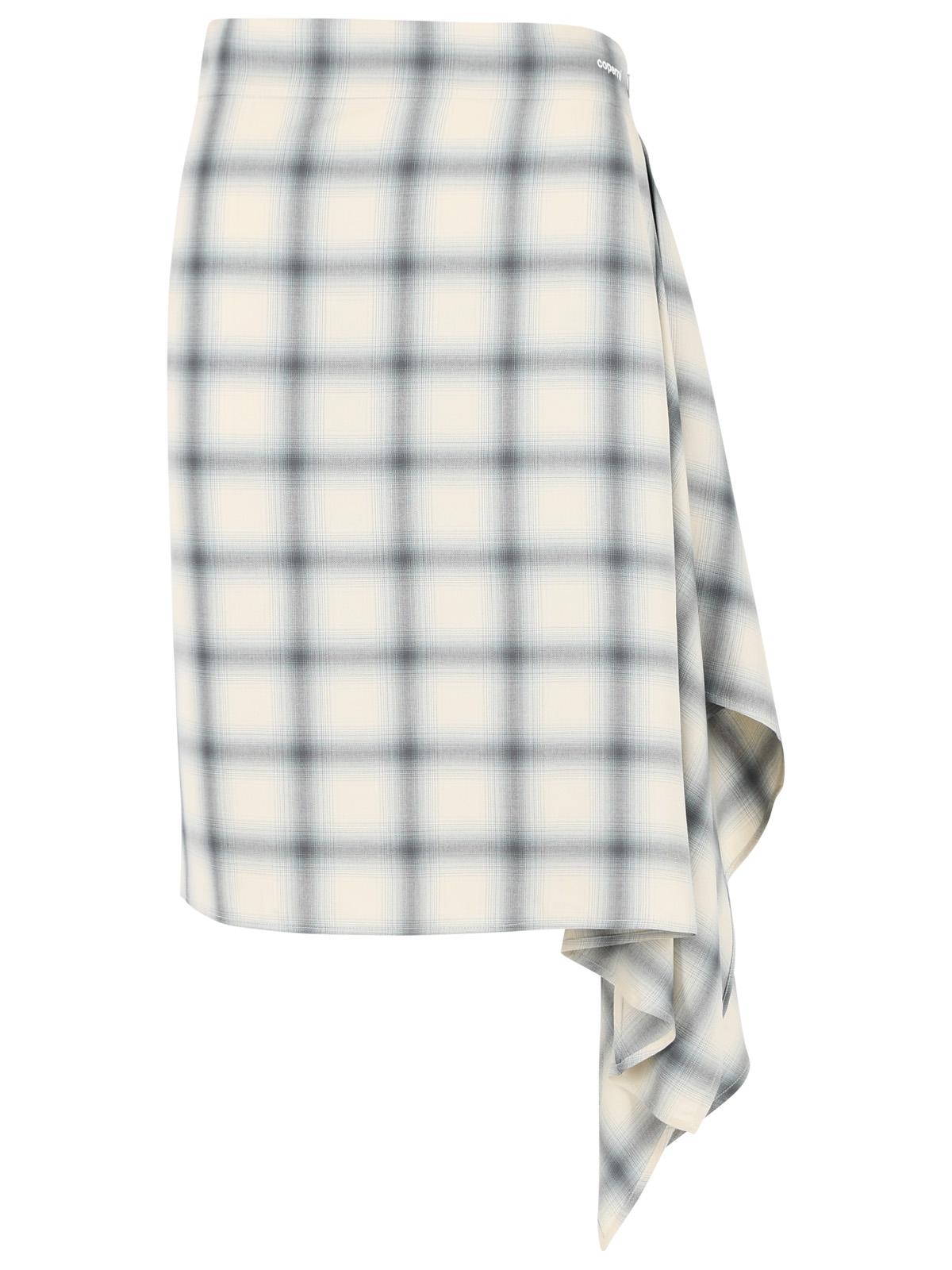 Coperni 'Zero' Blue Viscose Skirt Women COPERNI