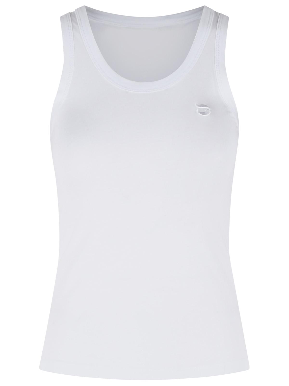 Coperni White Cotton Blend Tank Top Women COPERNI