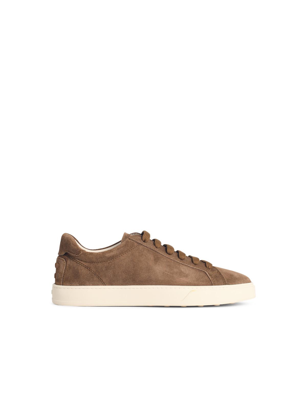Tod's Brown Suede Sneakers Men TOD'S