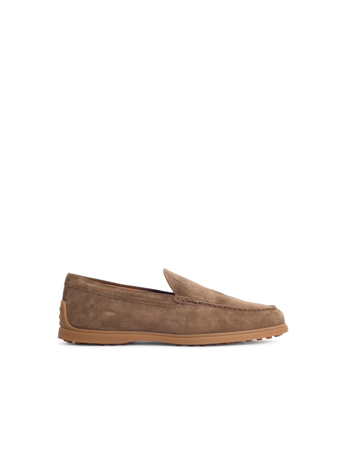 Tod's Brown Suede Slipper Loafers Men TOD'S