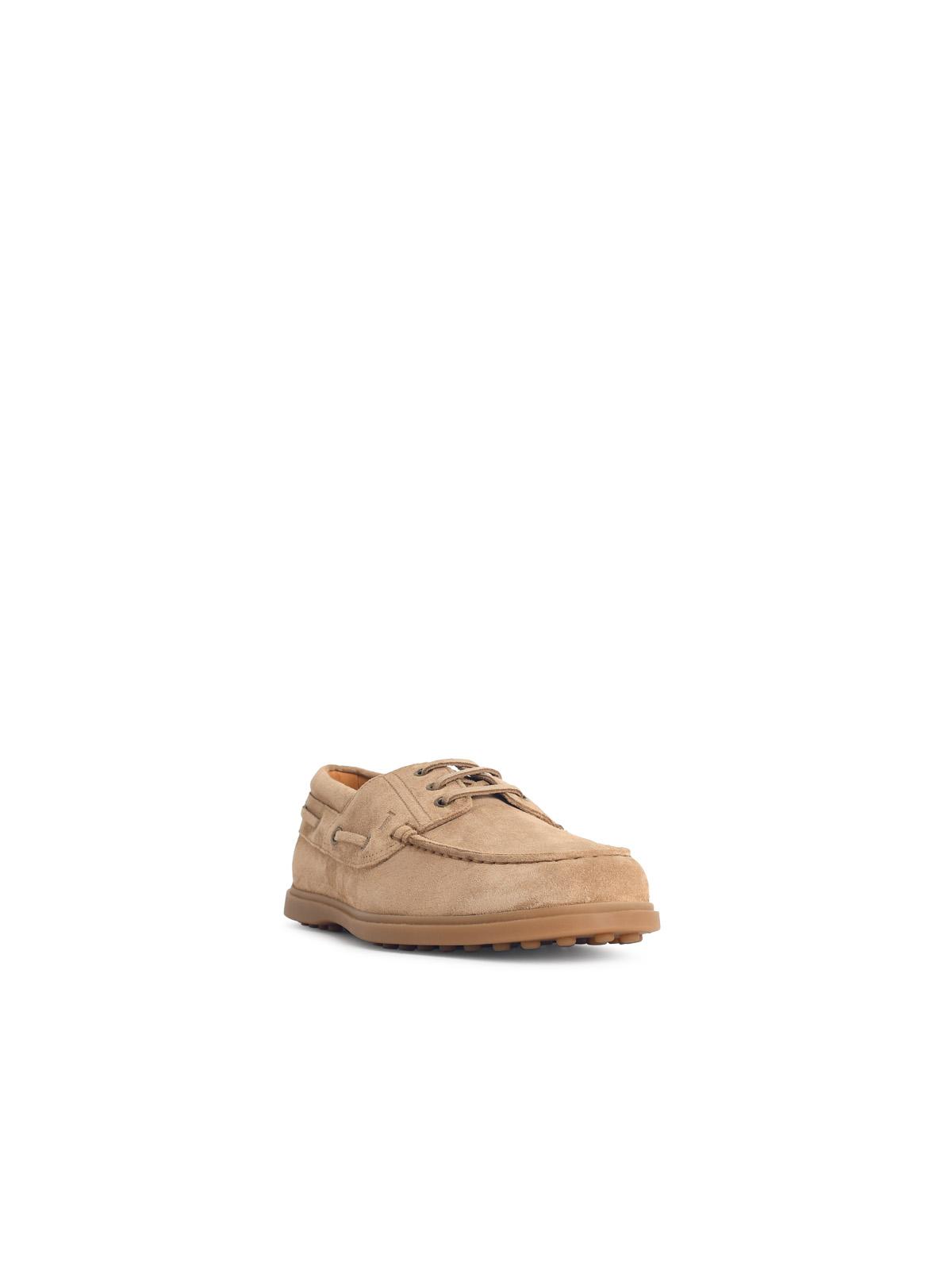 Tod's Beige Suede Boat Scarpa Men TOD'S