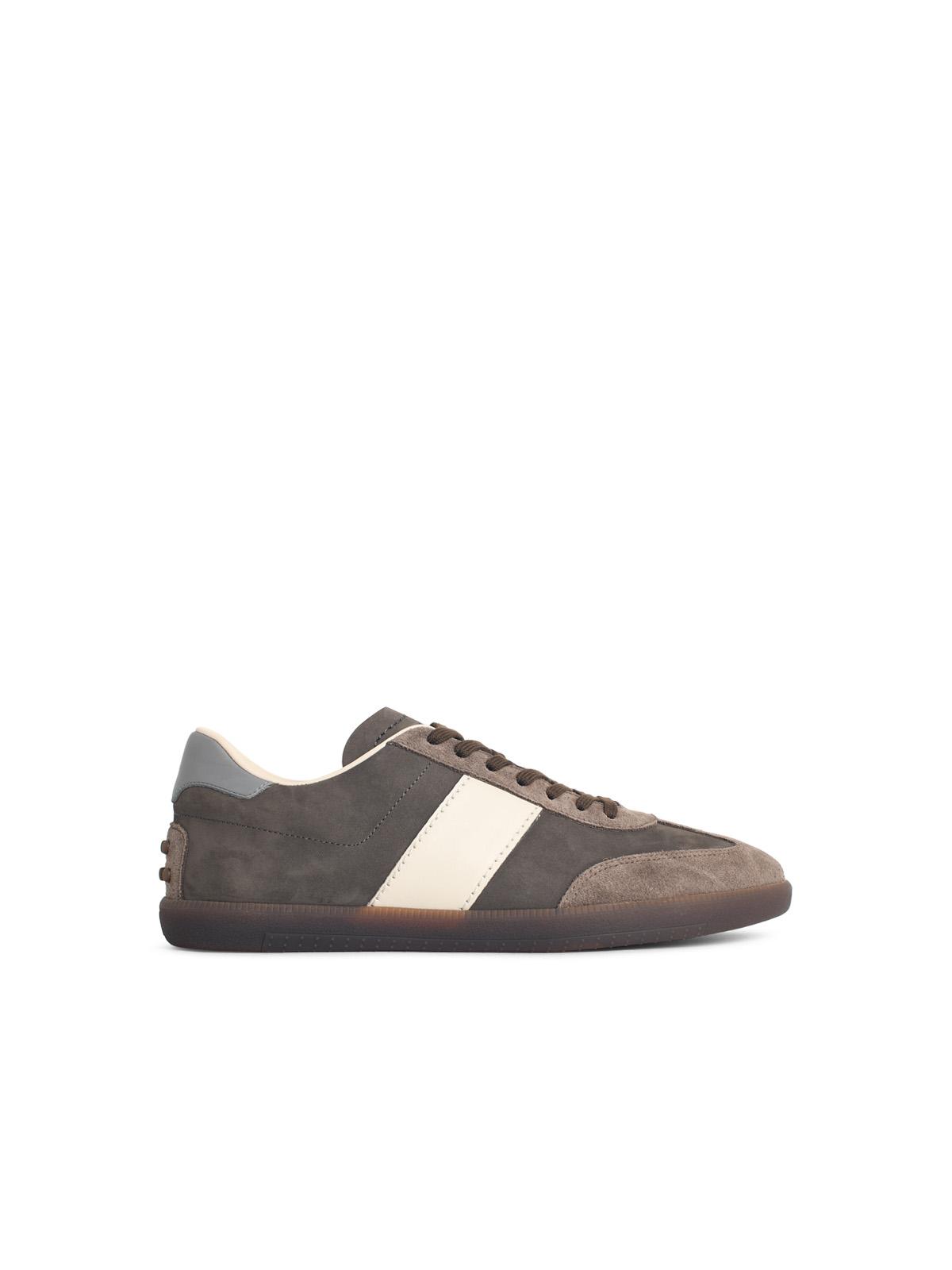 Tod's 'Tod's Tabs' Suede And Brown Nubuck Sneakers Men TOD'S