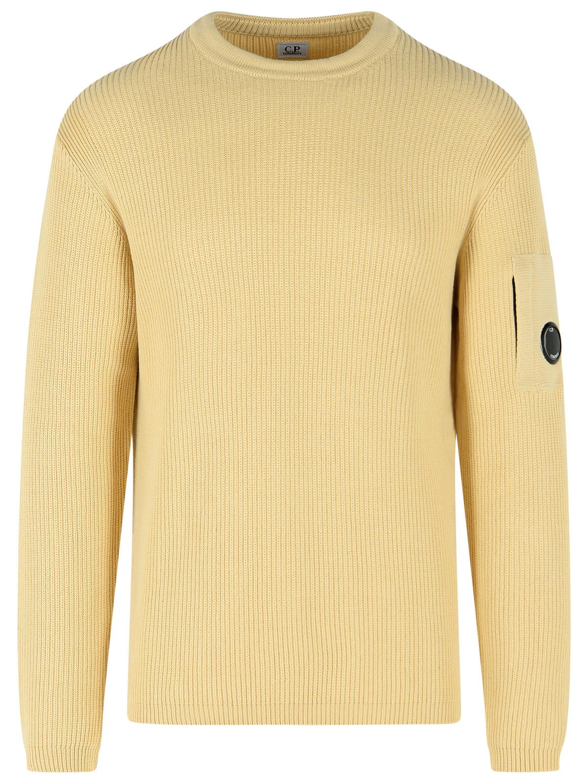 C.P. Company Beige Cotton Sweater Men C.P. COMPANY