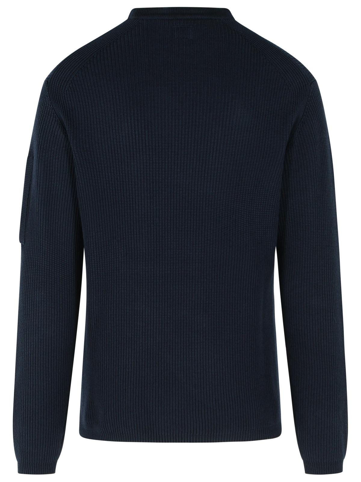 C.P. Company Blue Cotton Sweater Men C.P. COMPANY