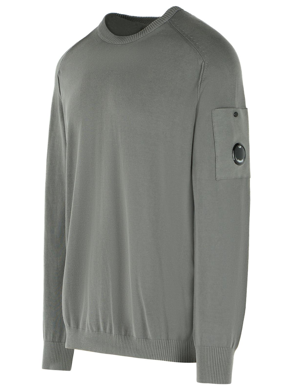 C.P. Company Gray Cotton Sweater Men C.P. COMPANY