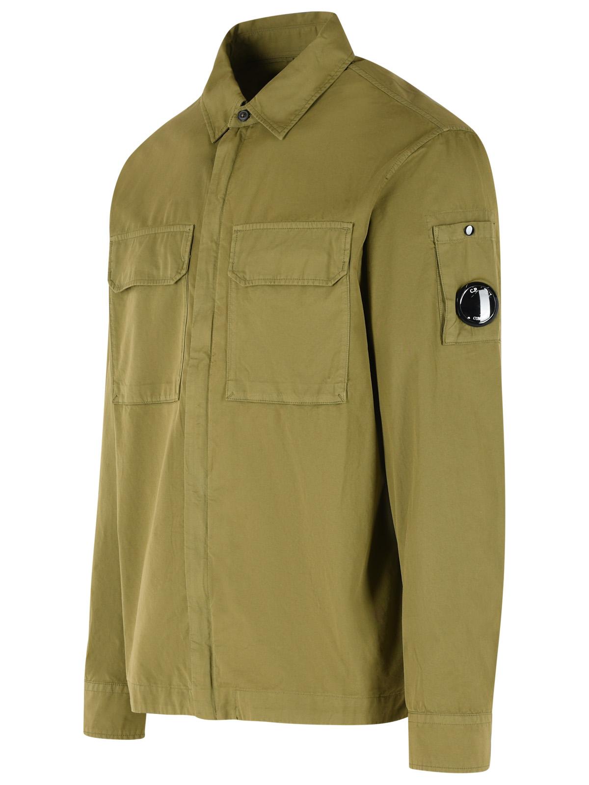 C.P. Company Green Cotton Jacket Men C.P. COMPANY