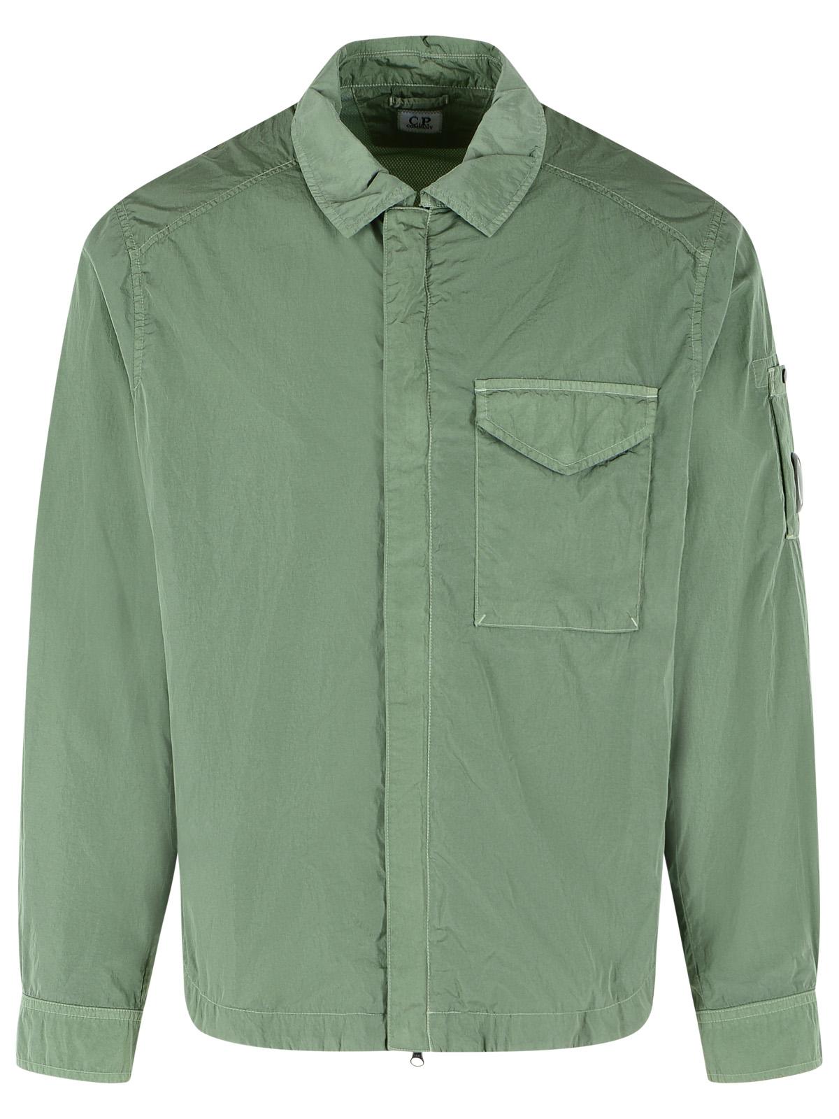 C.P. Company Green Polyamide Jacket Men C.P. COMPANY