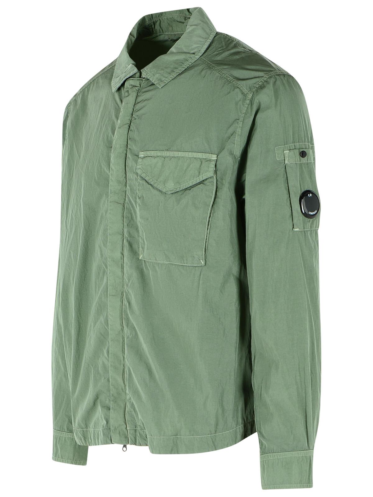 C.P. Company Green Polyamide Jacket Men C.P. COMPANY