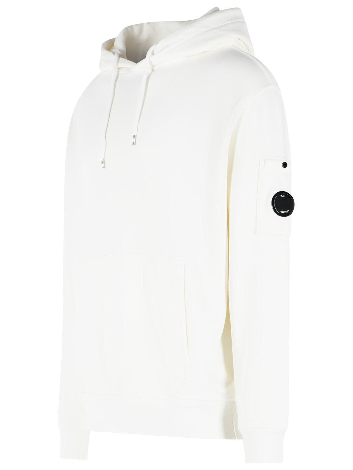 C.P. Company White Cotton Sweatshirt Men C.P. COMPANY