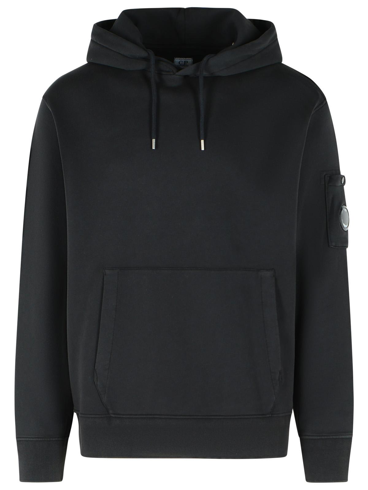 C.P. Company Black Cotton Sweatshirt Men C.P. COMPANY