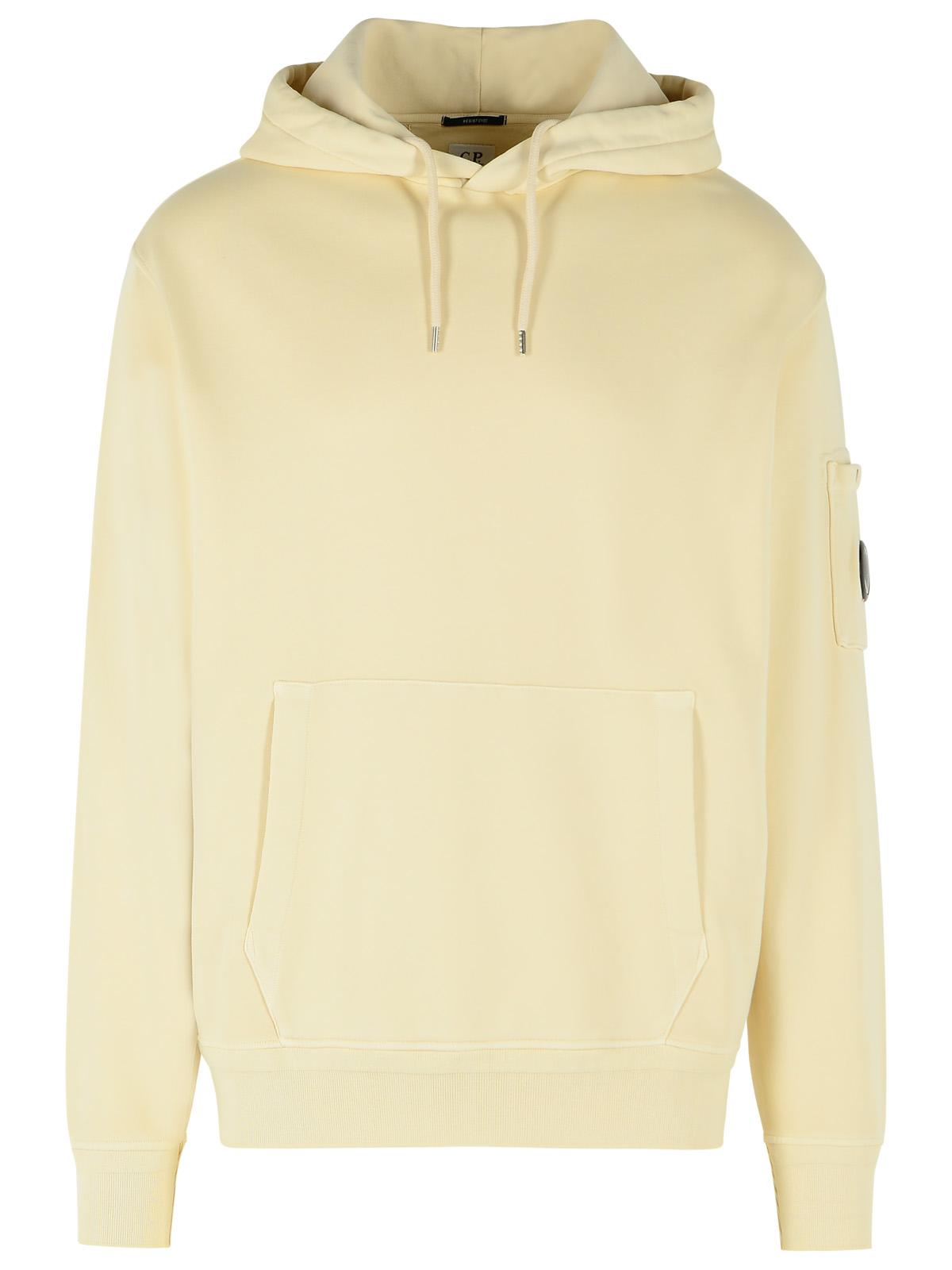 C.P. Company Ivory Cotton Sweatshirt Men C.P. COMPANY
