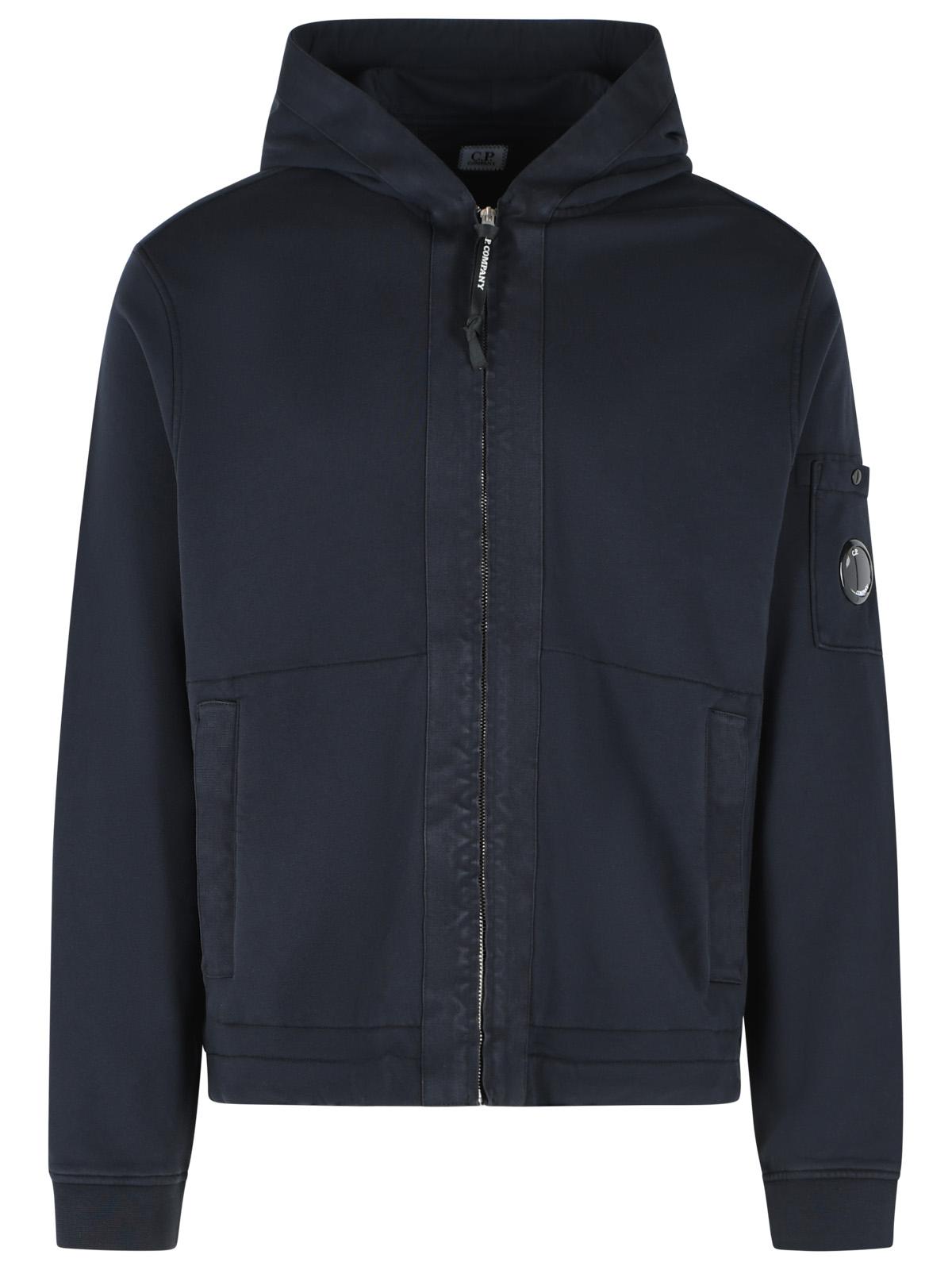 C.P. Company Blue Cotton Sweatshirt Men C.P. COMPANY