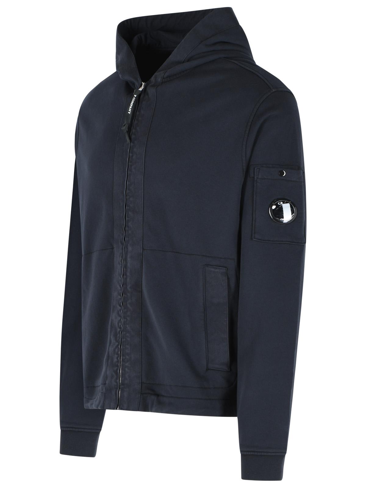 C.P. Company Blue Cotton Sweatshirt Men C.P. COMPANY