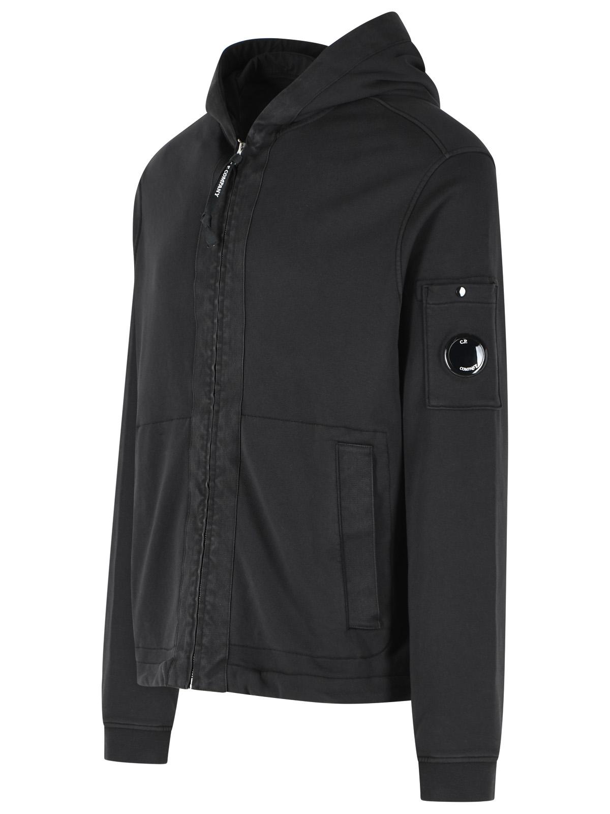 C.P. Company Black Cotton Sweatshirt Men C.P. COMPANY