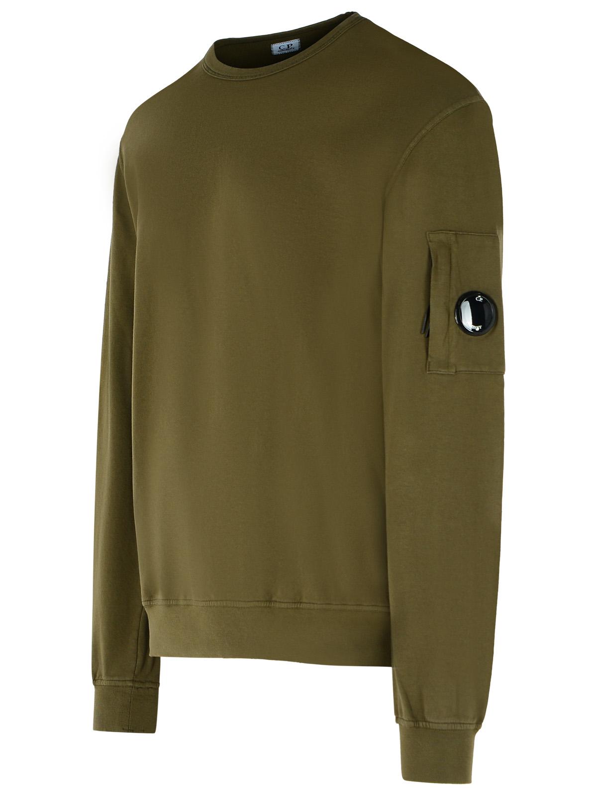 C.P. Company Green Cotton Sweater Men C.P. COMPANY