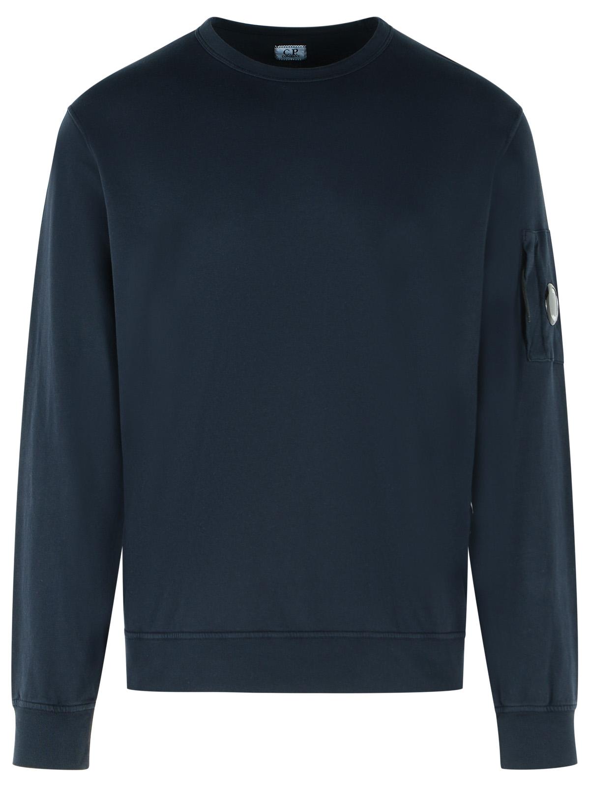C.P. Company Blue Cotton Sweater Men C.P. COMPANY
