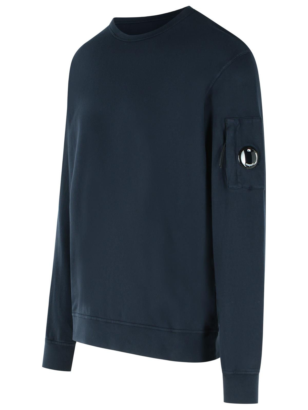C.P. Company Blue Cotton Sweater Men C.P. COMPANY