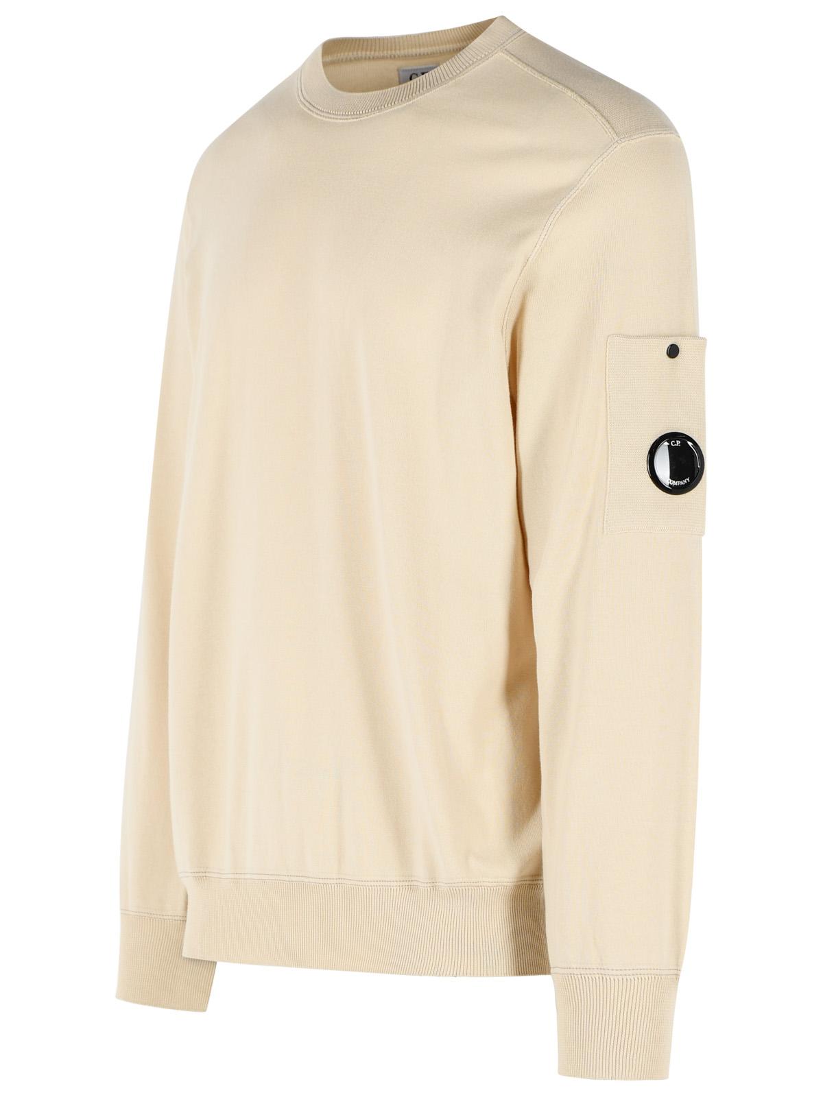 C.P. Company Beige Cotton Sweater Men C.P. COMPANY