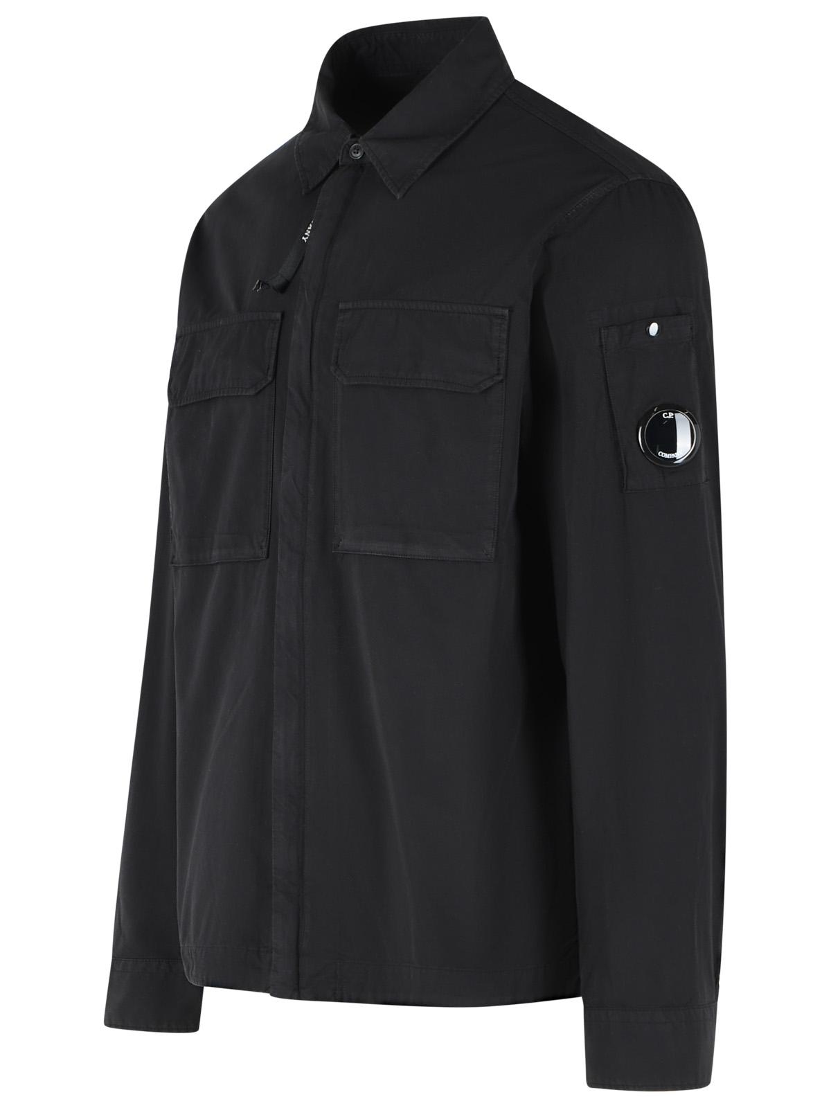 C.P. Company Black Cotton Shirt Men C.P. COMPANY