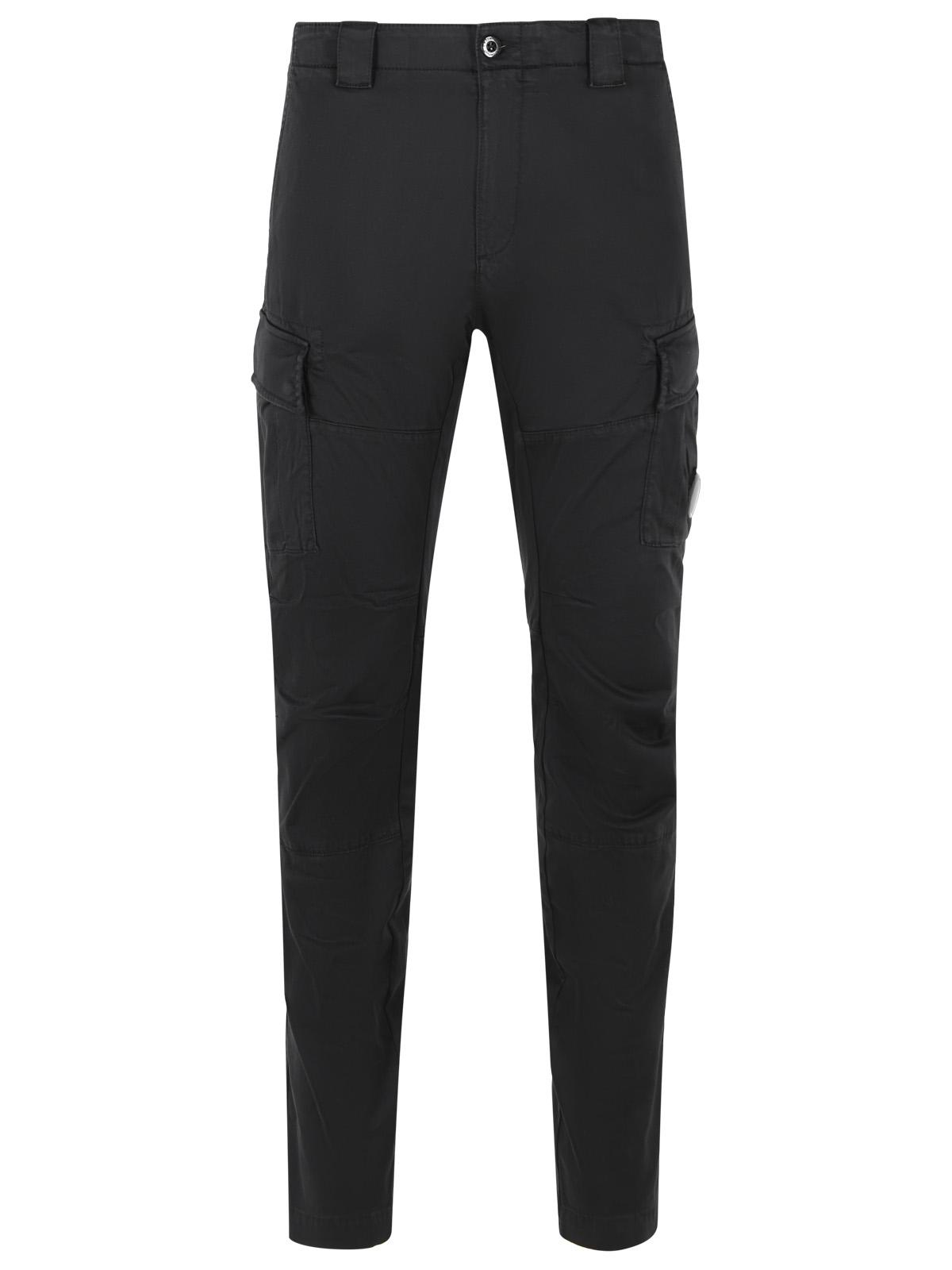 C.P. Company Black Green Cotton Trousers Men C.P. COMPANY