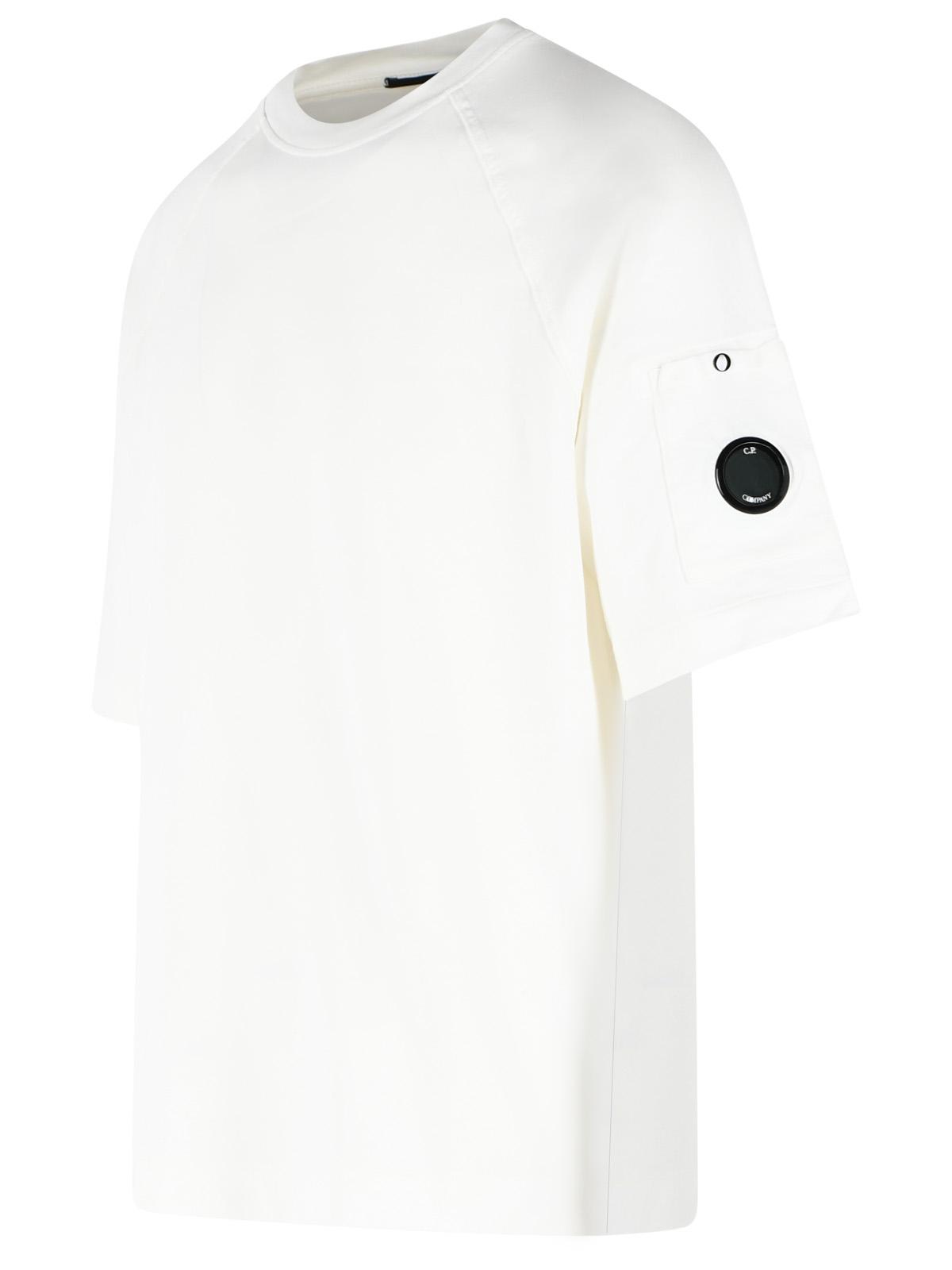 C.P. Company White Cotton T-Shirt Men C.P. COMPANY