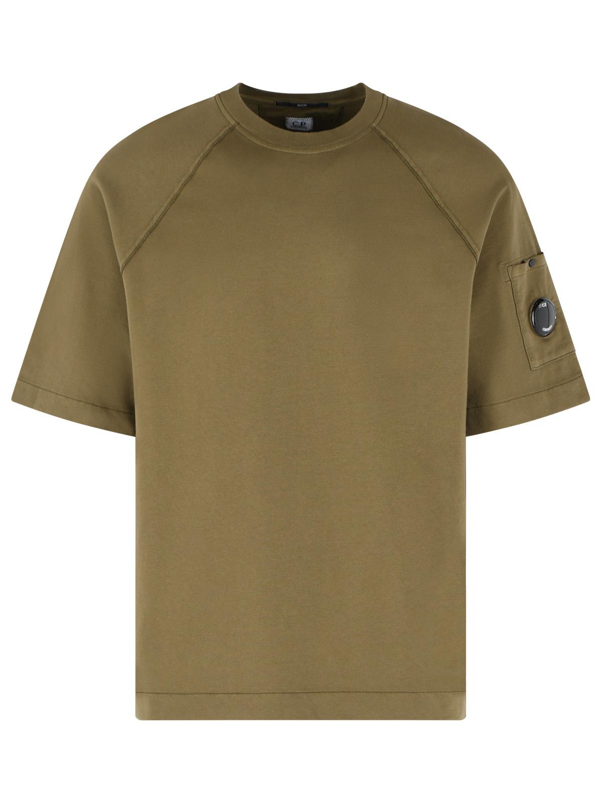 C.P. Company Green Cotton T-Shirt Men C.P. COMPANY