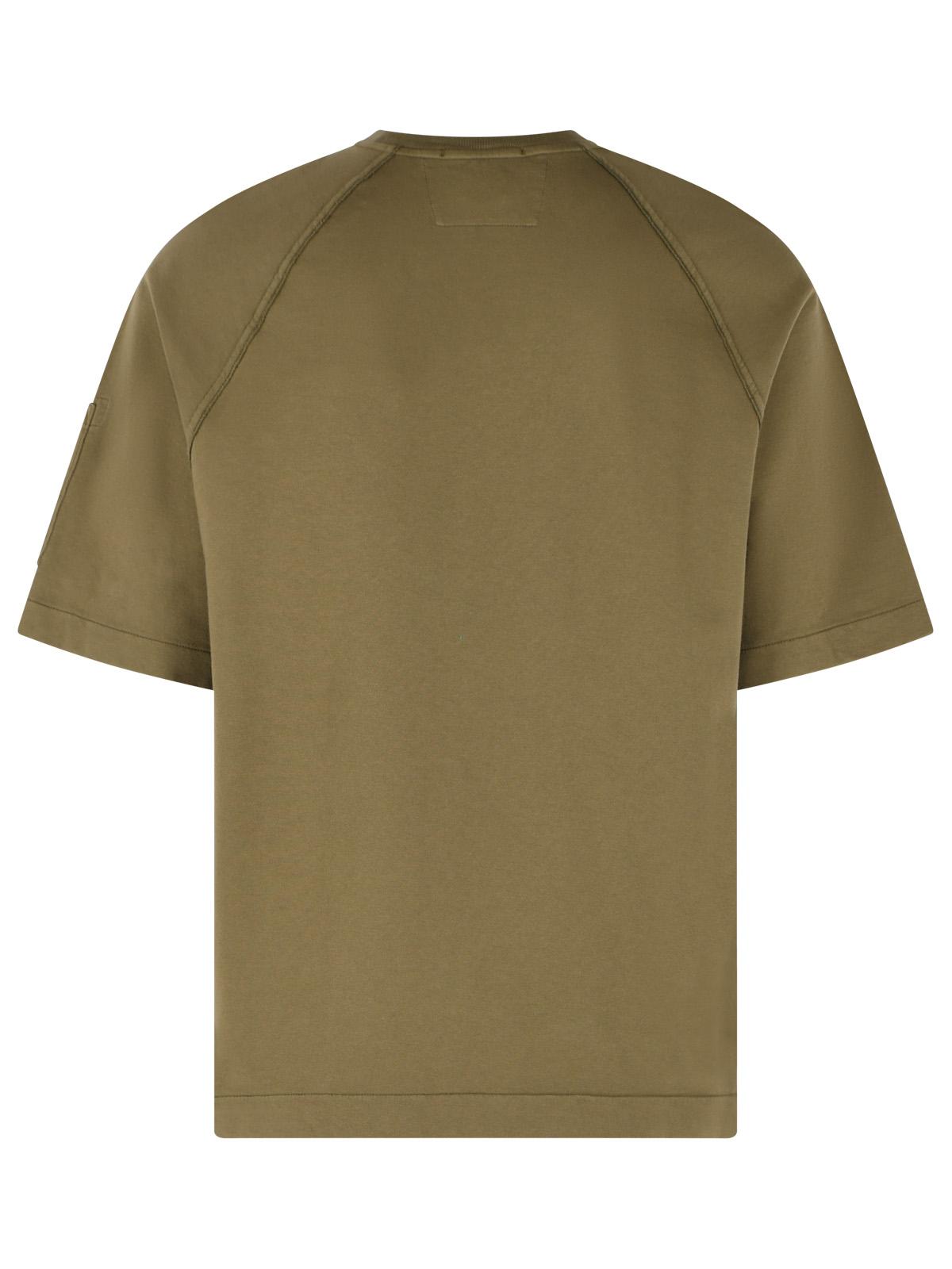 C.P. Company Green Cotton T-Shirt Men C.P. COMPANY