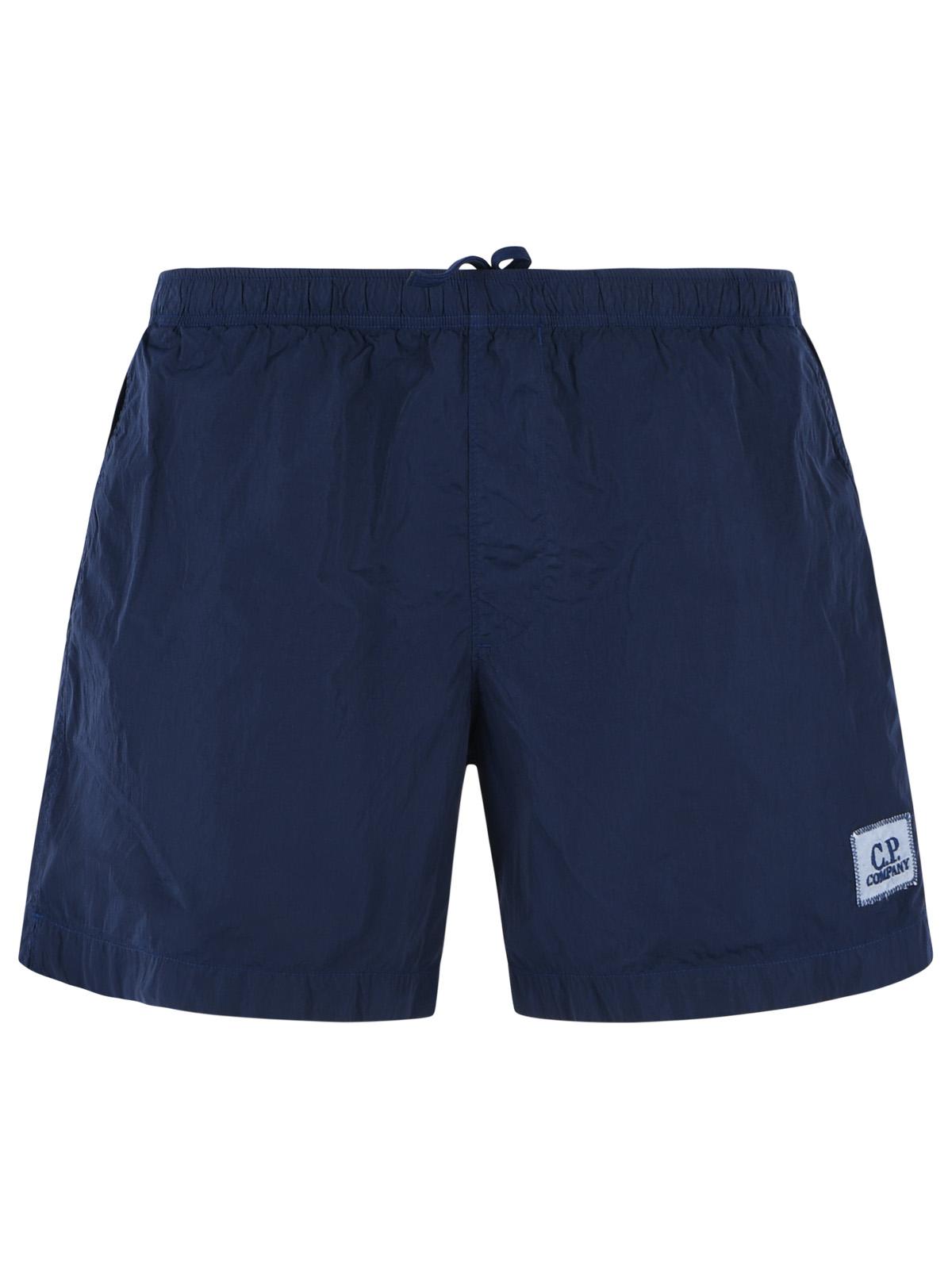 C.P. Company Blue Polyamide Swimsuit Men C.P. COMPANY
