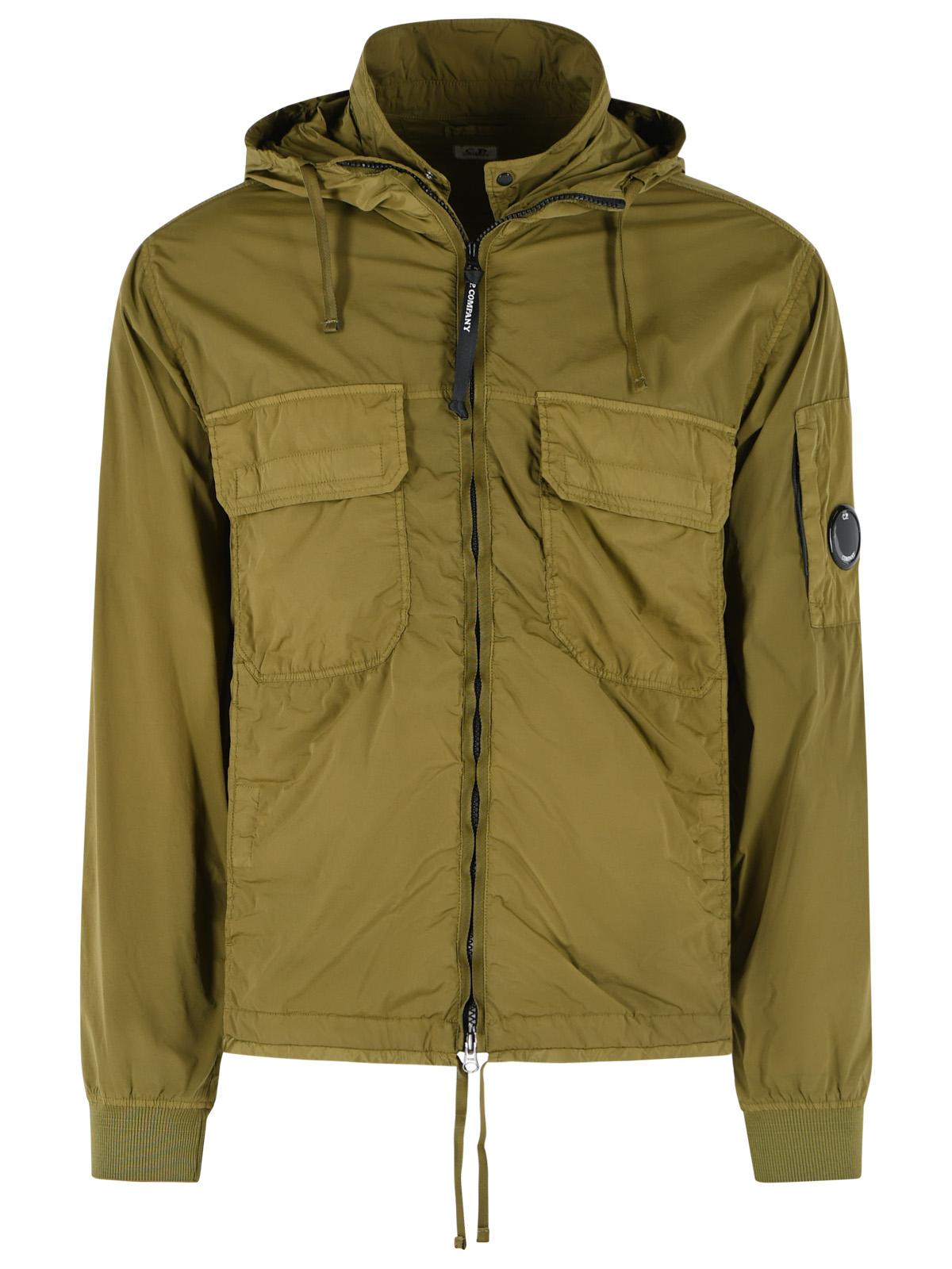 C.P. Company Green Polyamide Blend Jacket Men C.P. COMPANY