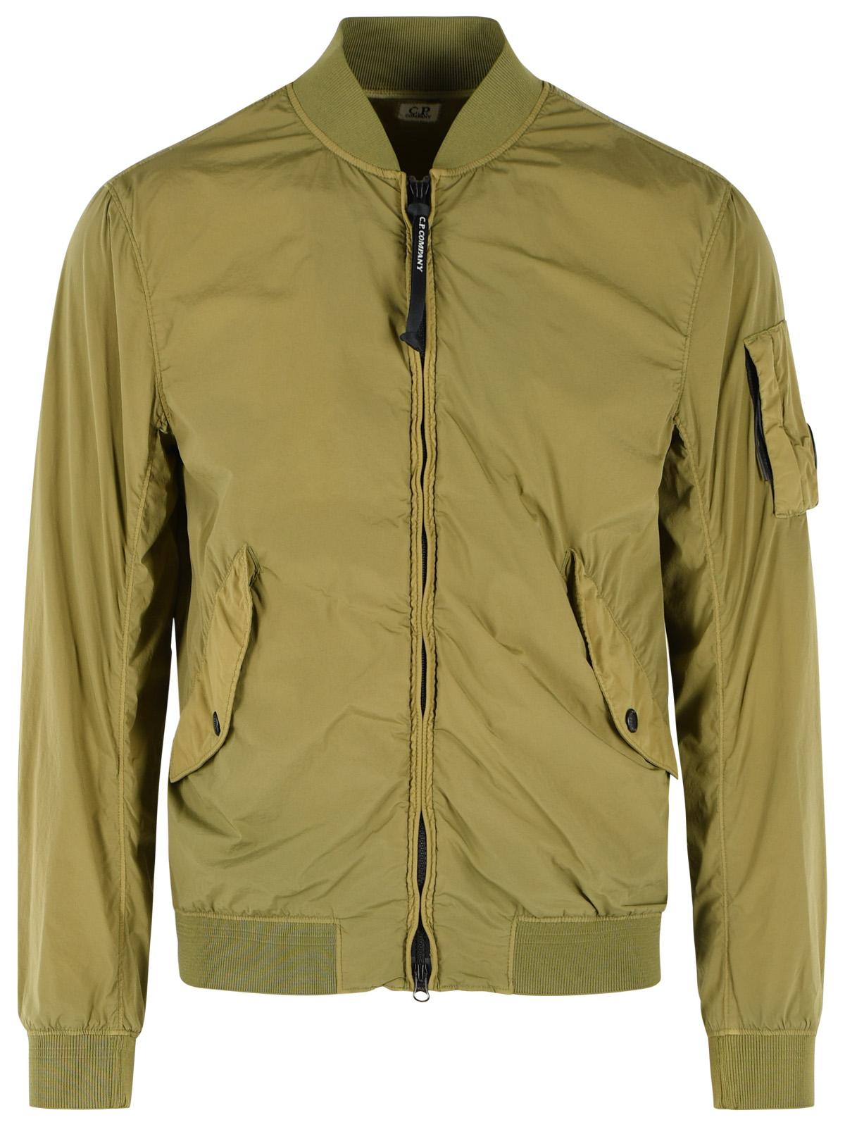 C.P. Company Green Polyamide Blend Jacket Men C.P. COMPANY