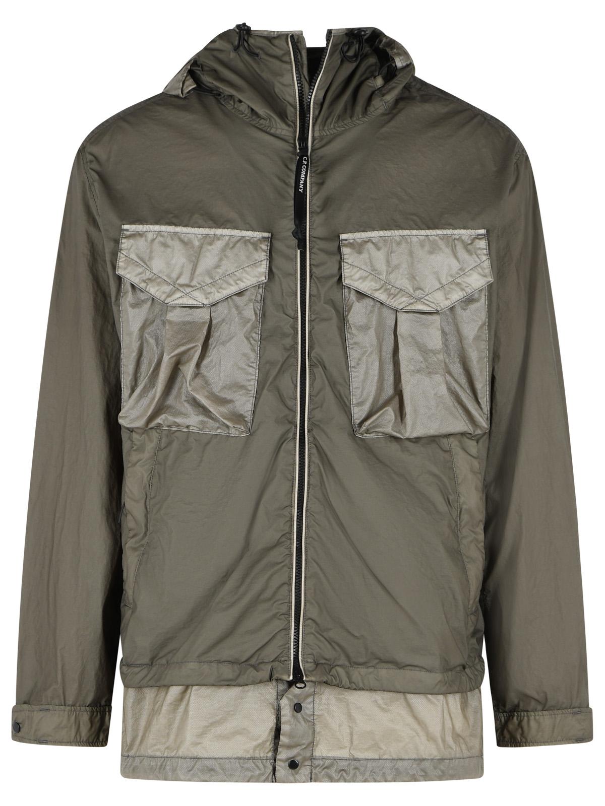 C.P. Company Green Polyamide Jacket Men C.P. COMPANY