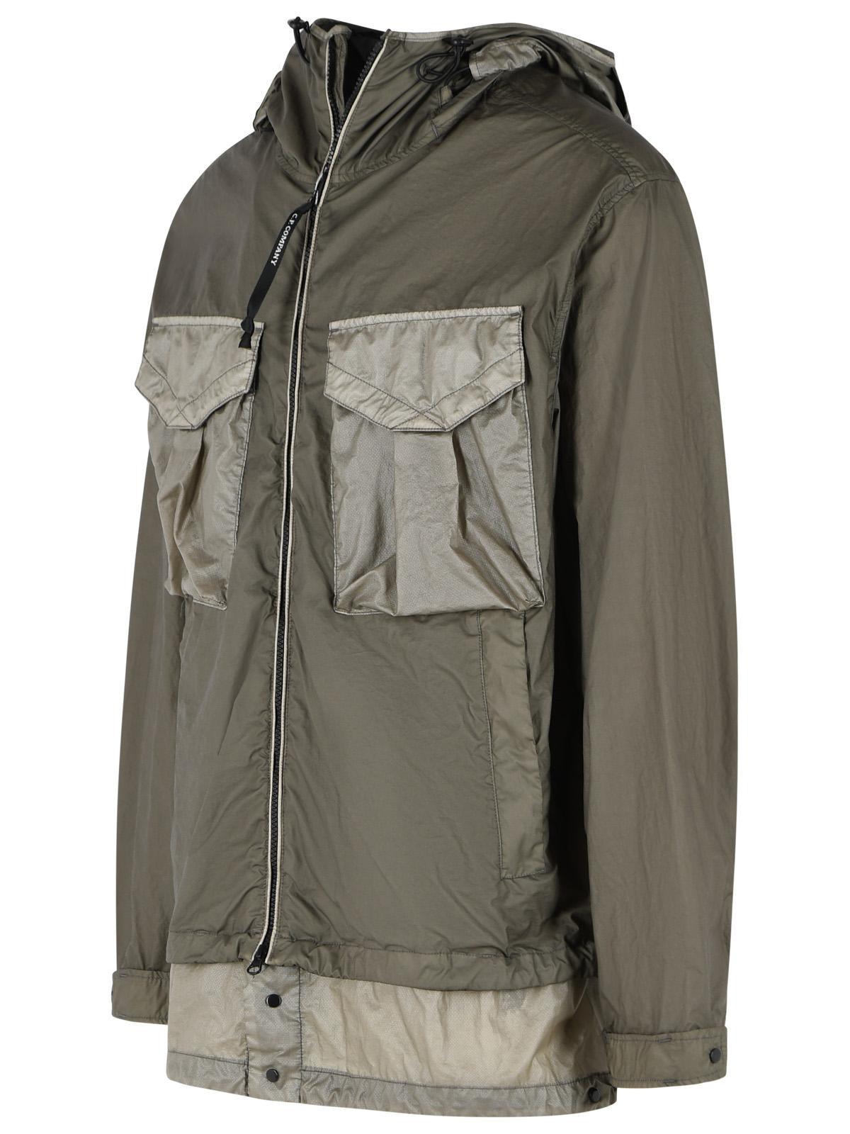 C.P. Company Green Polyamide Jacket Men C.P. COMPANY