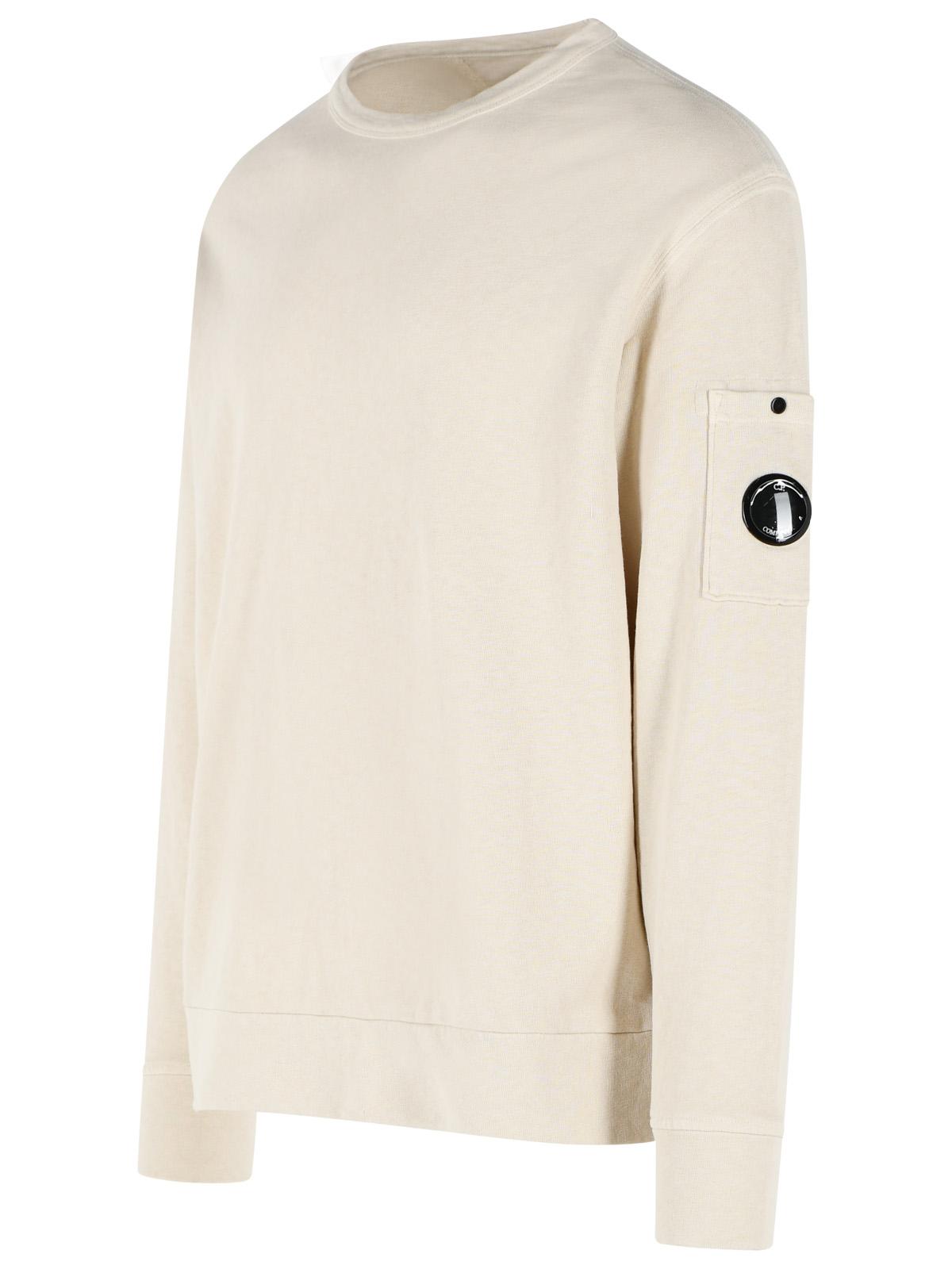 C.P. Company Beige Cotton Sweatshirt Men C.P. COMPANY