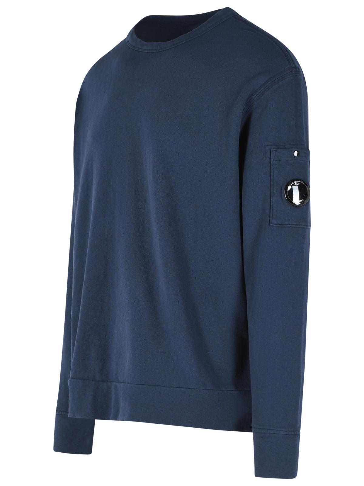 C.P. Company Blue Cotton Sweatshirt Men C.P. COMPANY