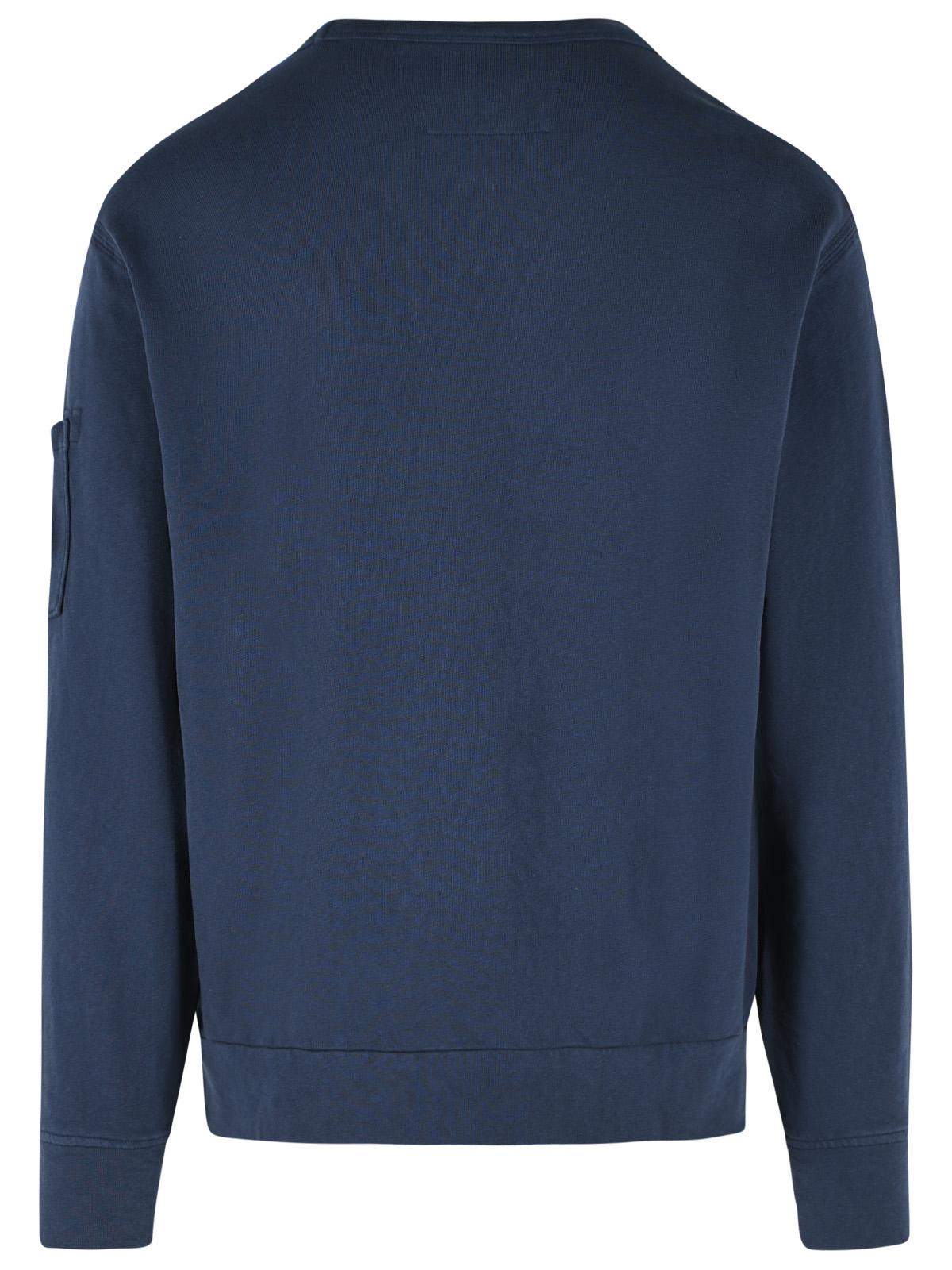 C.P. Company Blue Cotton Sweatshirt Men C.P. COMPANY