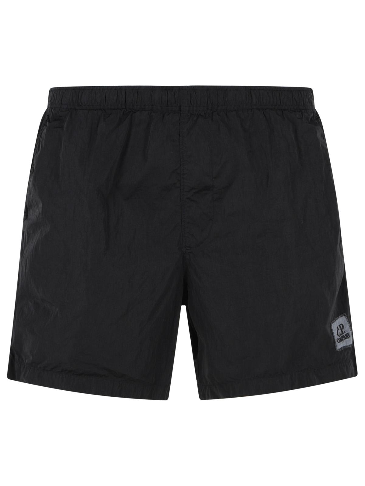 C.P. Company Black Polyamide Swimsuit Men C.P. COMPANY