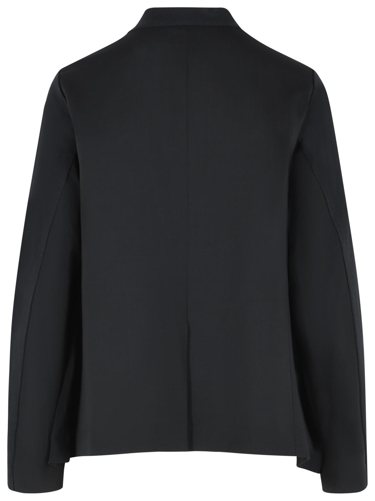 Sacai Black Cotton Blend Cardigan Women SACAI