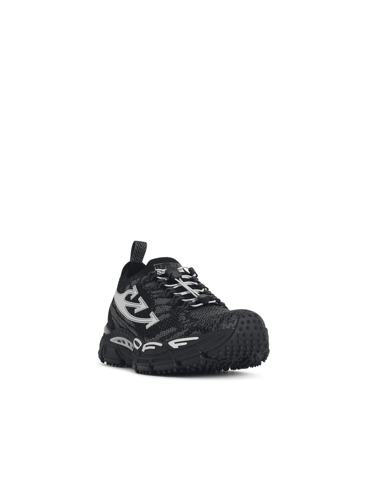 Off-White 'Be Right Back' Black Polyester Sneakers Men OFF-WHITE