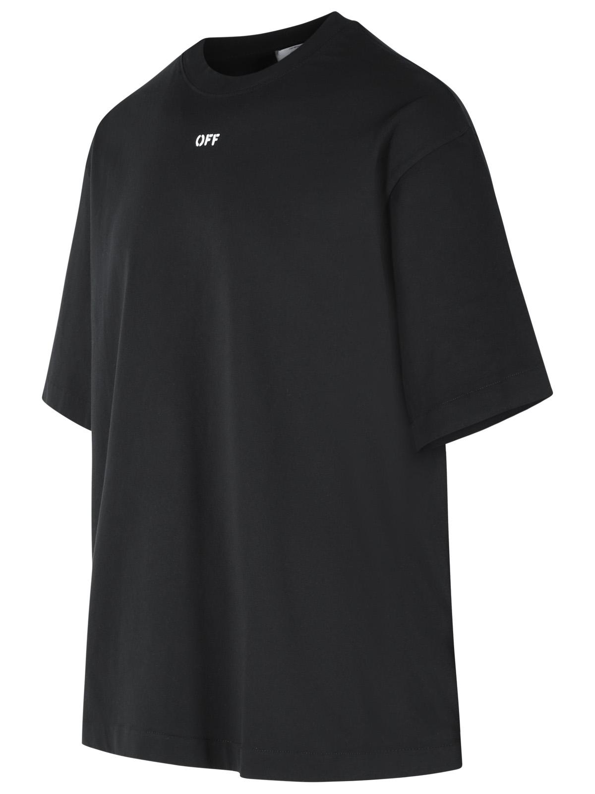 Off-White 'Chain' Black Cotton T-Shirt Men OFF-WHITE