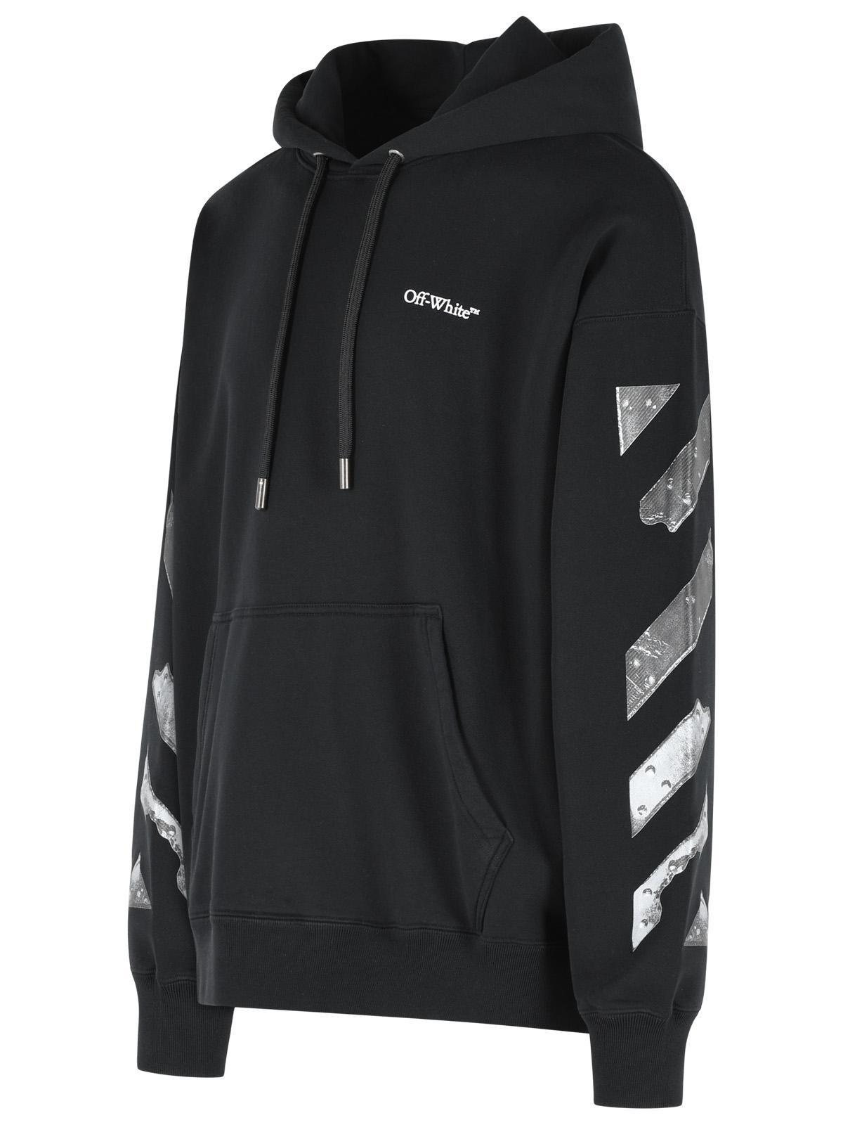 Off-White 'Metal Arrow' Black Cotton Sweatshirt Men OFF-WHITE
