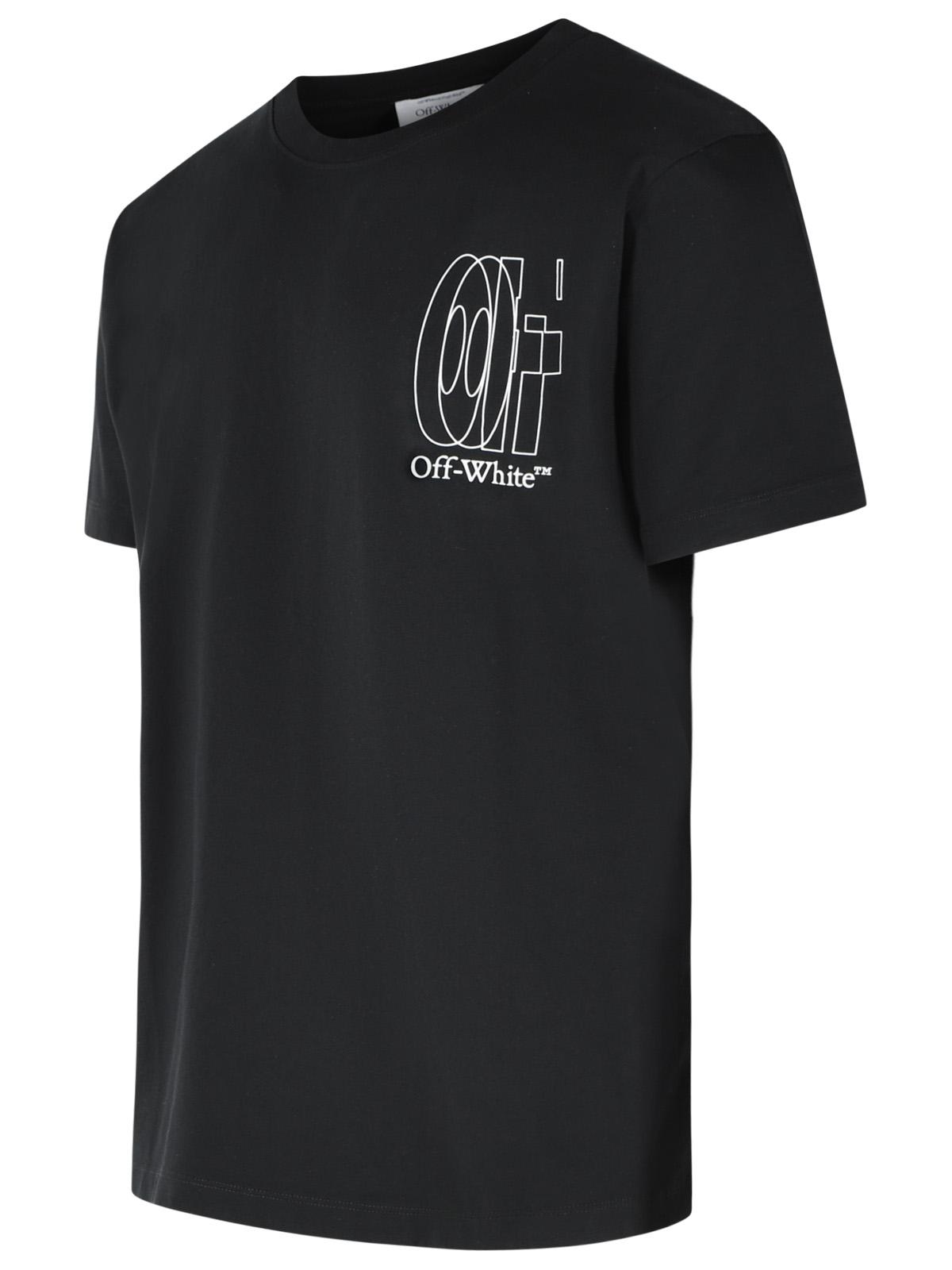 Off-White 'Big Double Arrow' Black Cotton T-Shirt Men OFF-WHITE