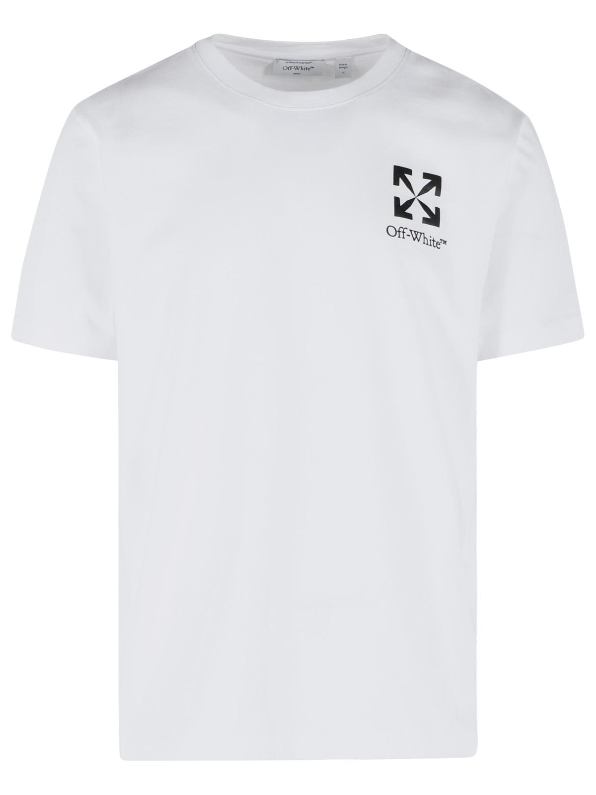 Off-White 'Small Arrow' White Cotton T-Shirt Men OFF-WHITE