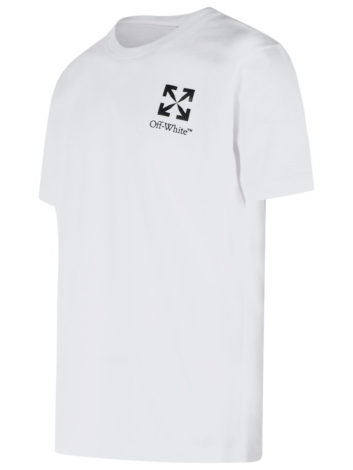 Off-White 'Small Arrow' White Cotton T-Shirt Men OFF-WHITE