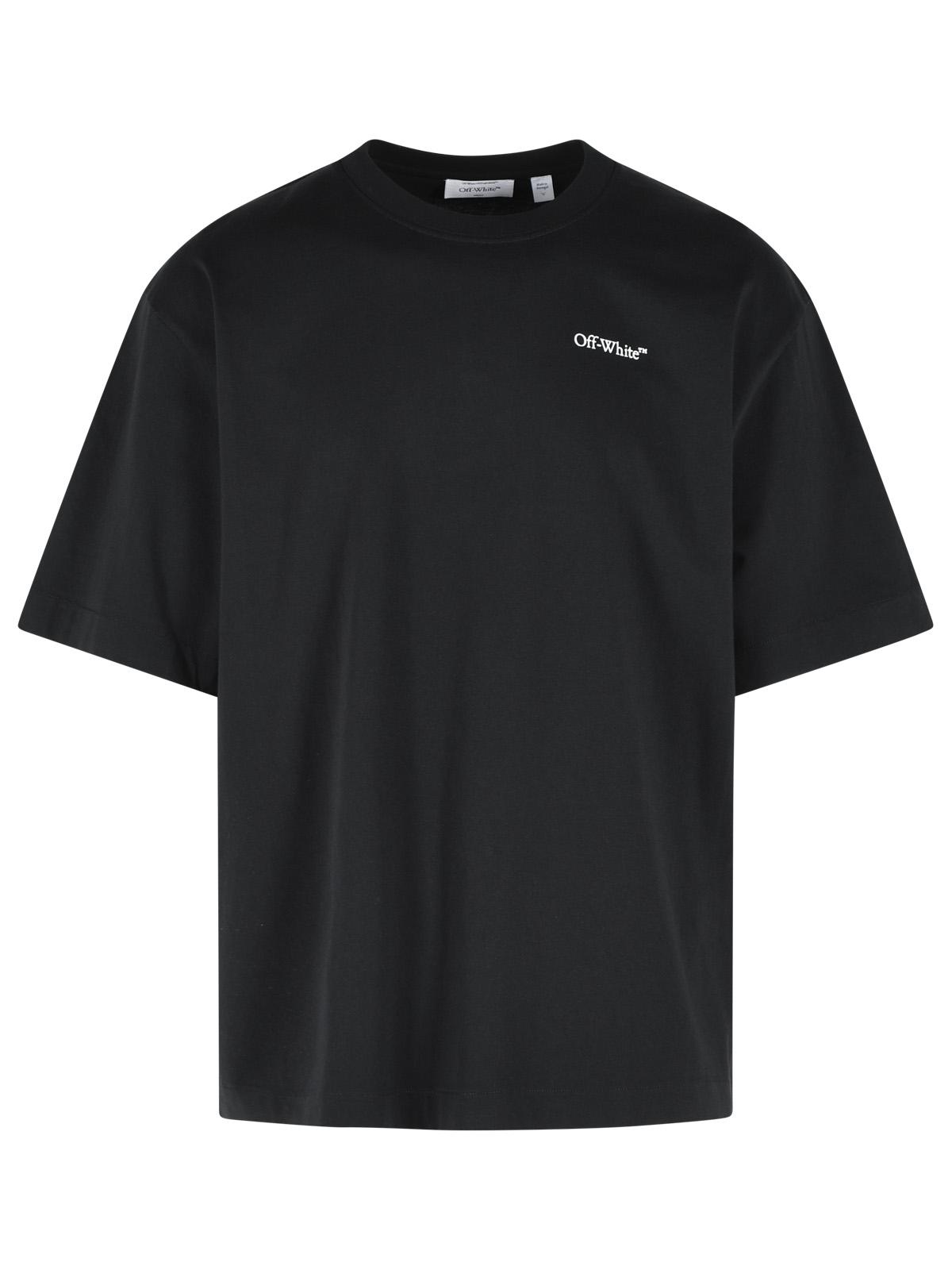 Off-White 'Half Arrow' Black Cotton T-Shirt Men OFF-WHITE