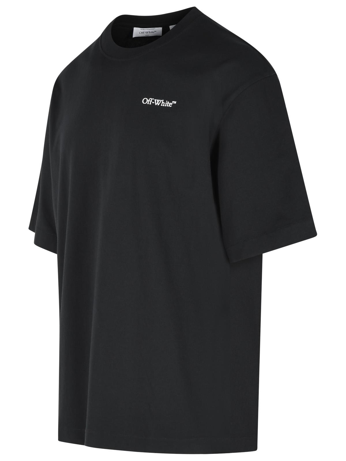 Off-White 'Half Arrow' Black Cotton T-Shirt Men OFF-WHITE