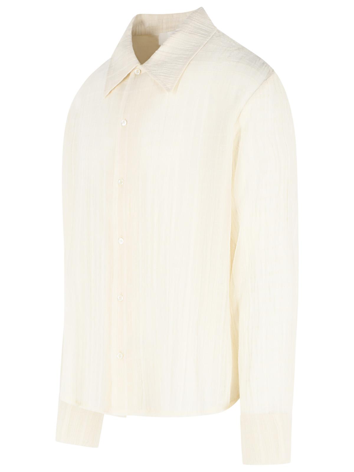 Sefr 'Ignacio' 'Cloud White' Cotton Shirt Men SEFR