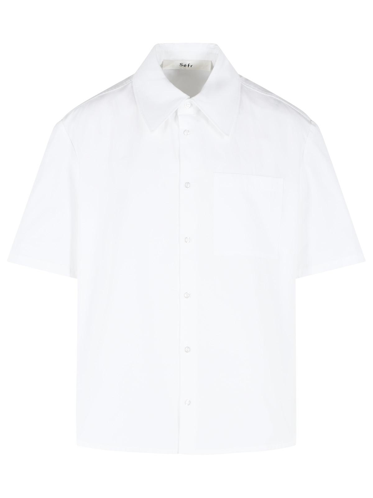 Sefr 'Waylon' White Cotton Shirt Men SEFR